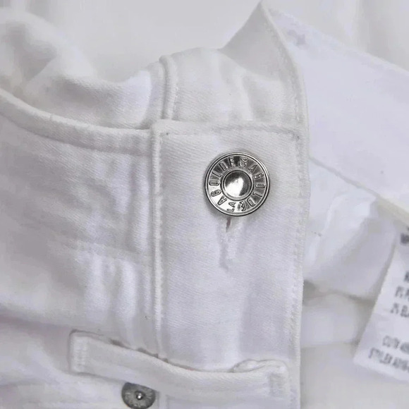 Agolde White Jeans Denim High Rise Distressed Skinny Sophie Drop Size 27 - Picture 13 of 13